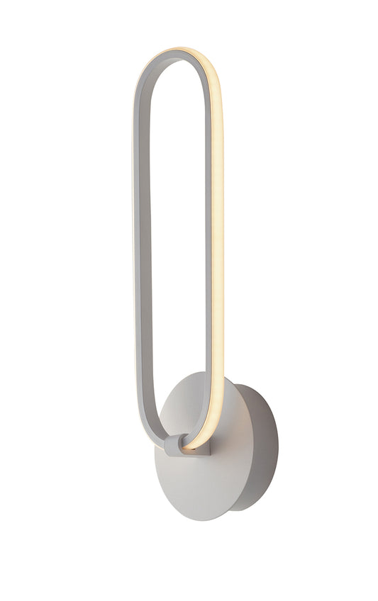 Applique LED INFINITY in alluminio bianco 12.5W 4000K (luce naturale)