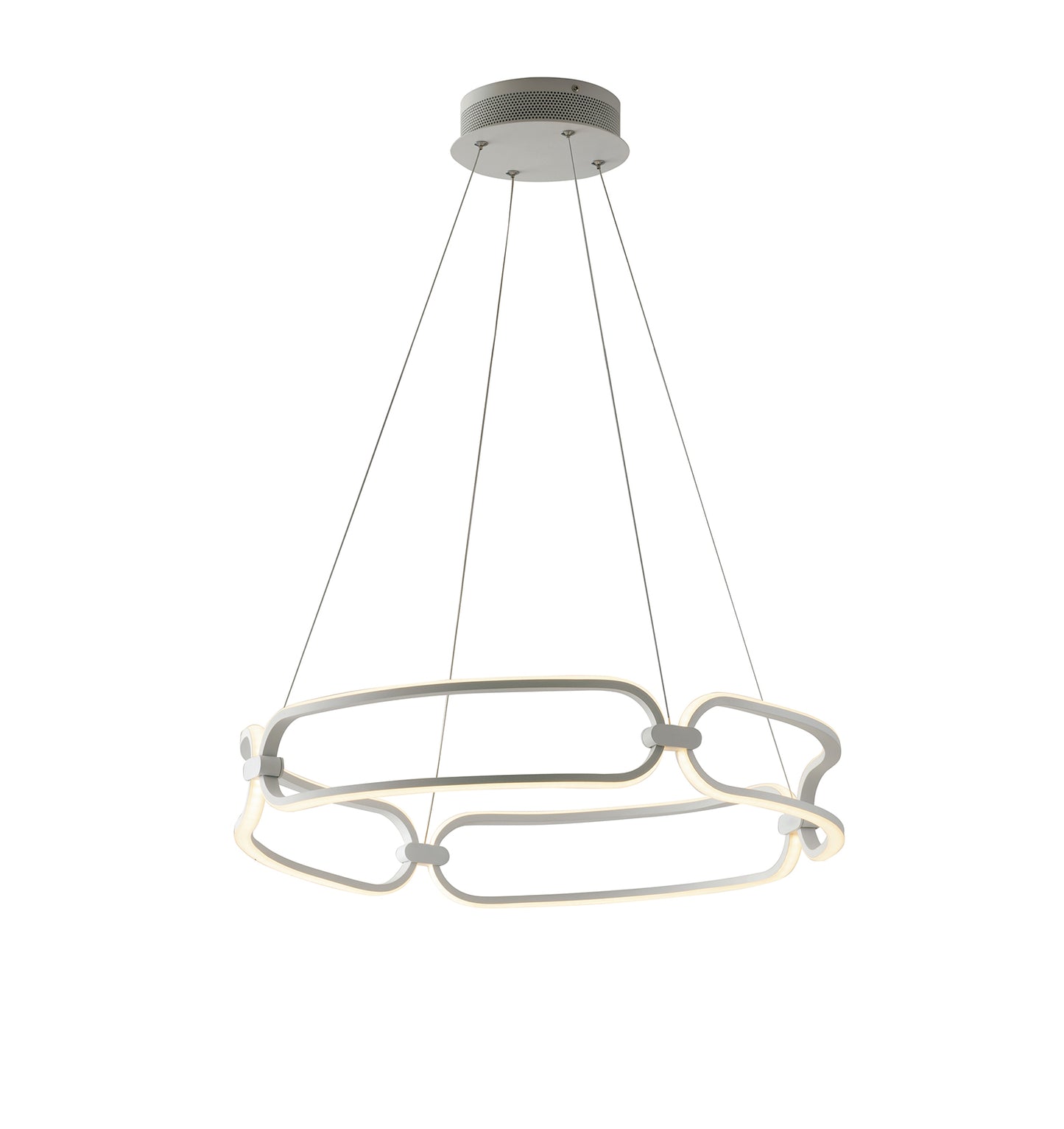 Sospensione INFINITY bianca 49W 4000K (luce naturale) 58cm.