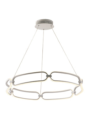 Sospensione INFINITY bianca 61.6W 4000K (luce naturale) 78cm.