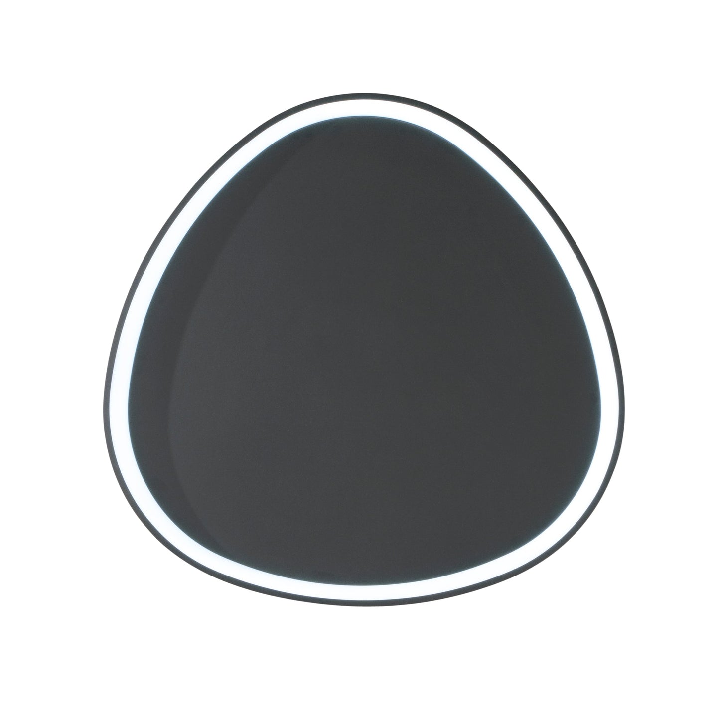 Plafoniera LED KLAPTON in alluminio nero, CCT Ø 85 cm.