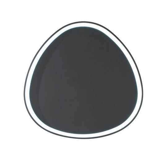 Plafoniera LED KLAPTON in alluminio nero, CCT Ø 85 cm.