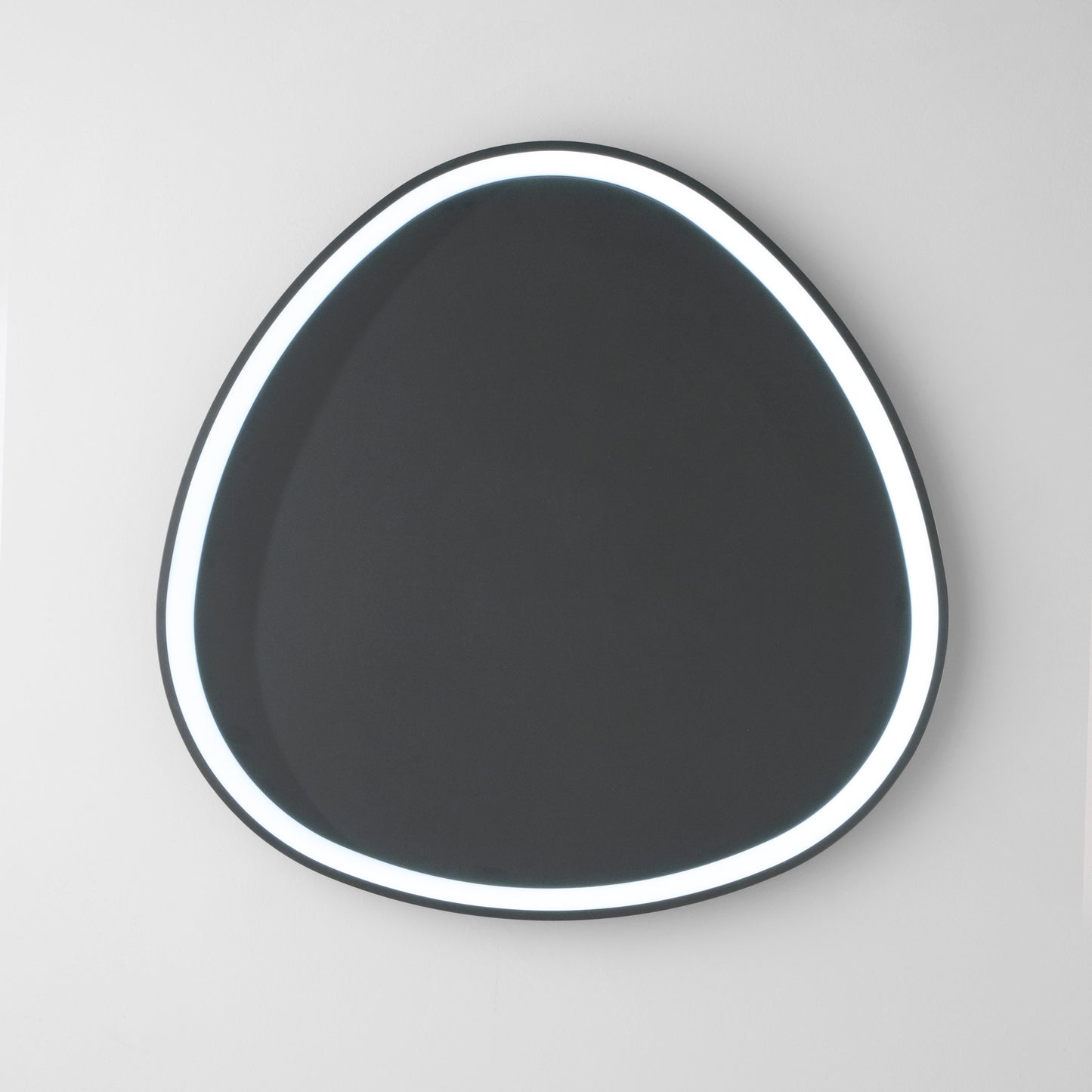 Plafoniera LED KLAPTON in alluminio nero, CCT Ø 85 cm.