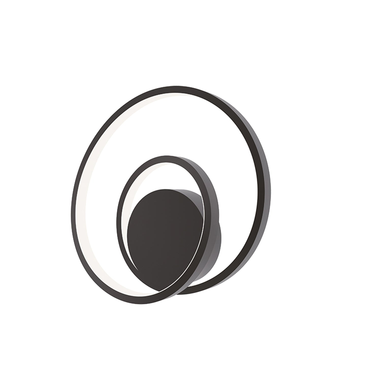 Applique LED LIEVE in alluminio nero, CCT