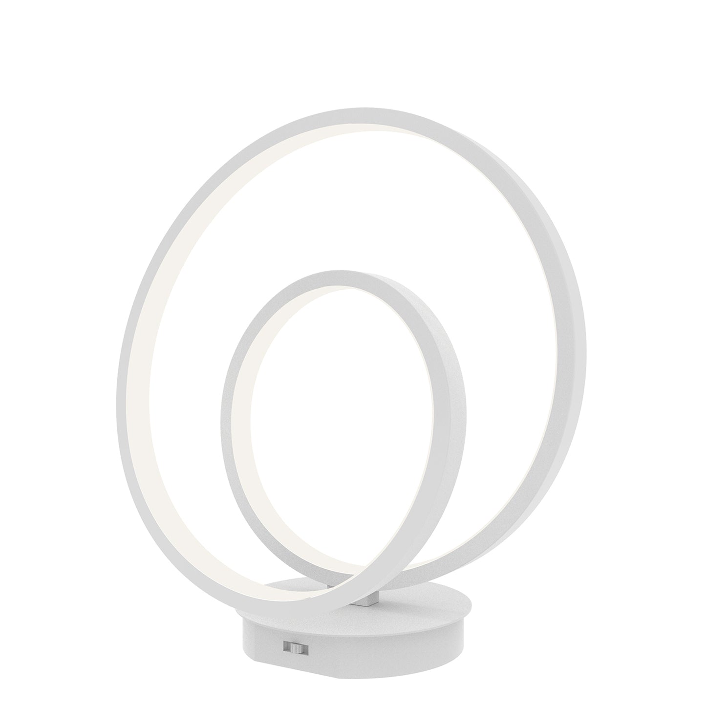 Lampada da tavolo LED LIEVE in alluminio bianco, CCT
