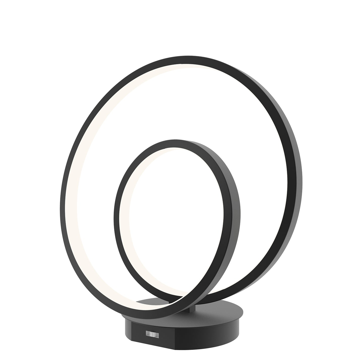 Lampada da tavolo LED LIEVE in alluminio nero, CCT
