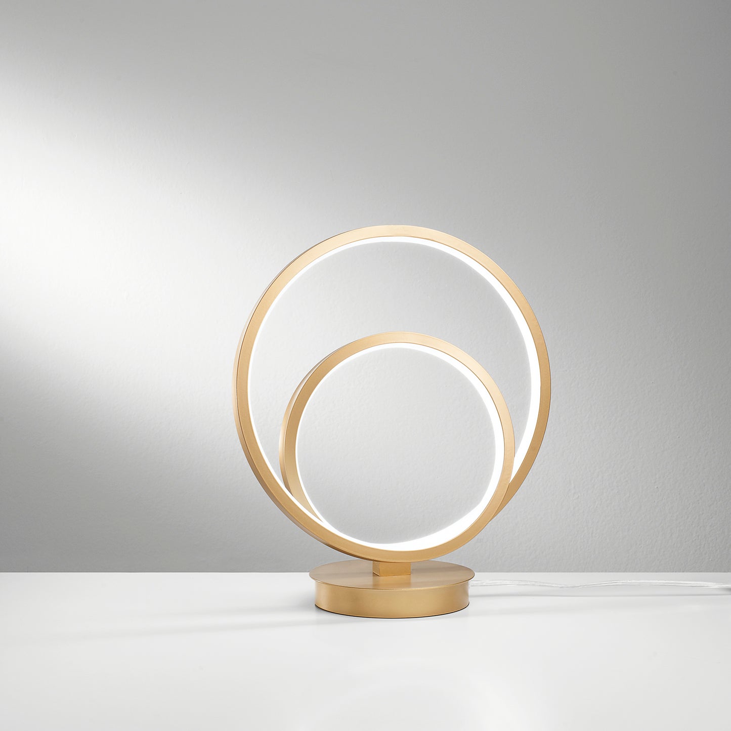 Lampada da tavolo LED LIEVE in alluminio oro, CCT