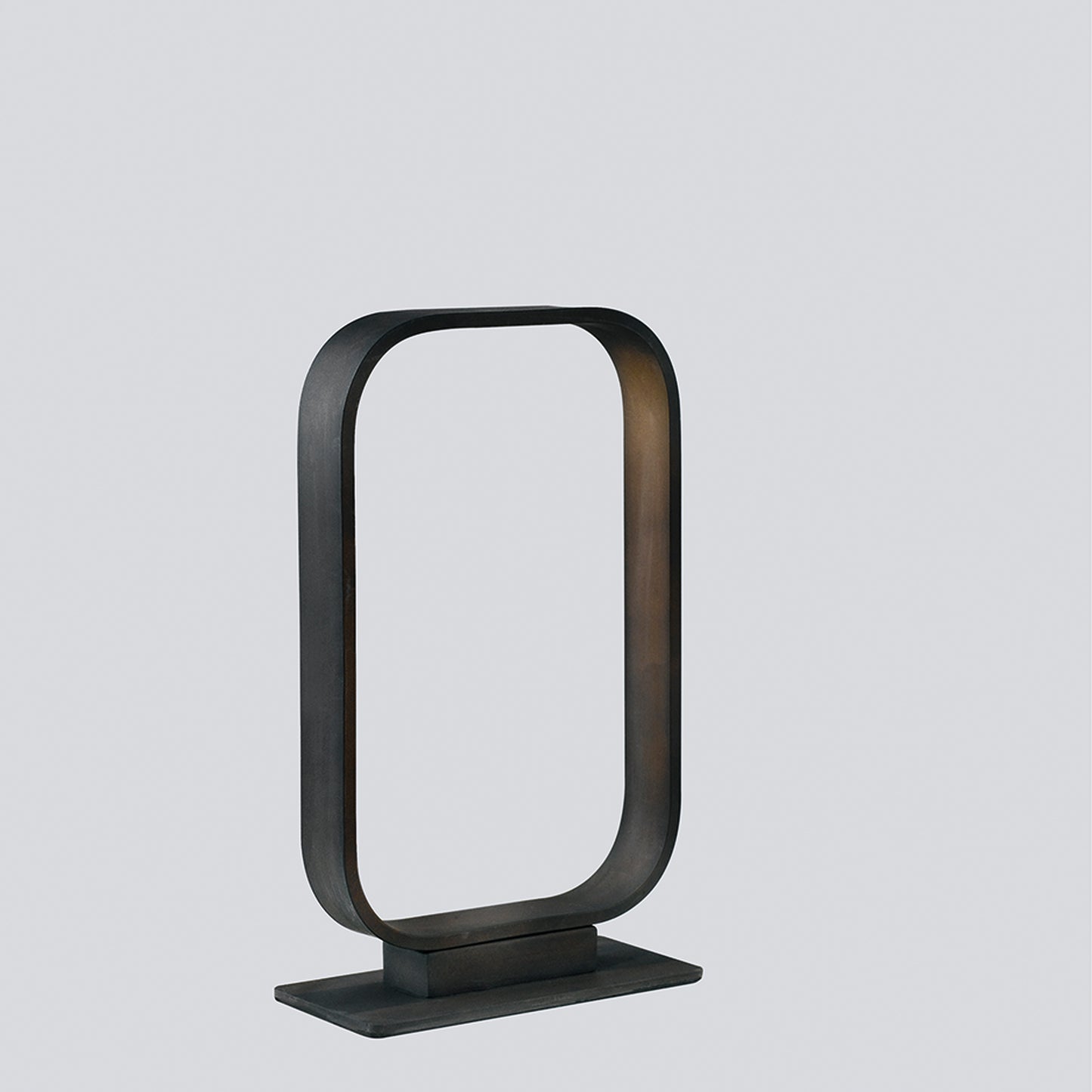 Lampada da tavolo LED MOKA in alluminio marrone 3000K (Luce calda)