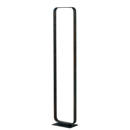 Piantana MOKA in alluminio marrone con 2 LED, 3000K (Luce calda)