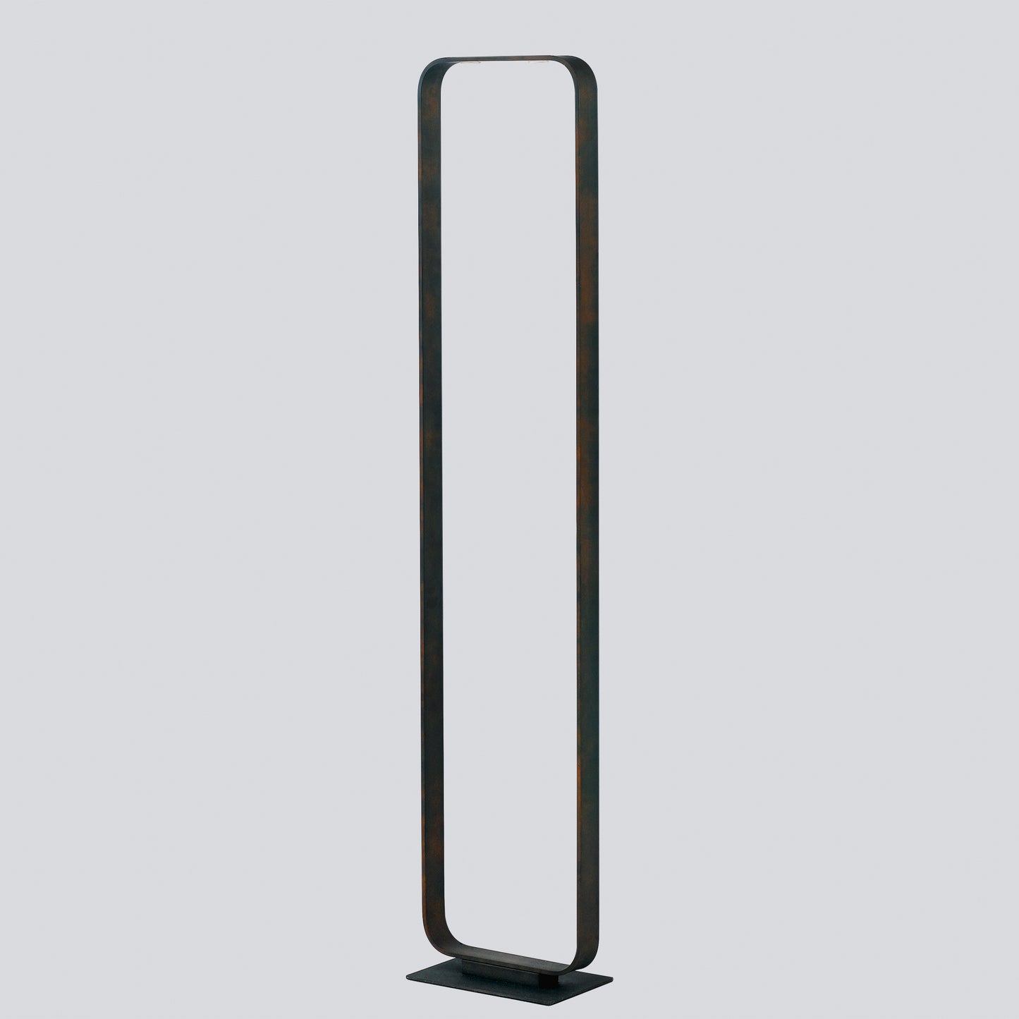 Piantana MOKA in alluminio marrone con 2 LED, 3000K (Luce calda)