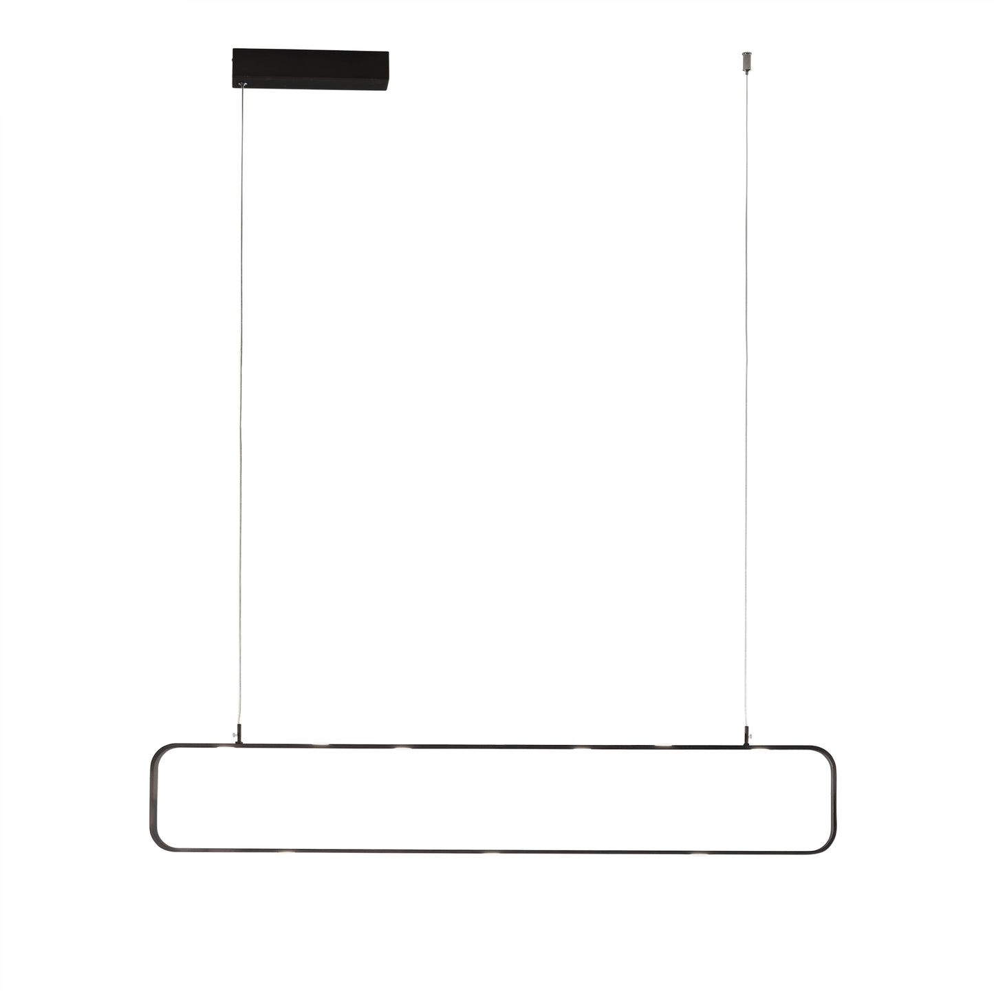 Sospensione MOKA in alluminio marrone dimmerabile con 9 LED, 3000K (luce calda)