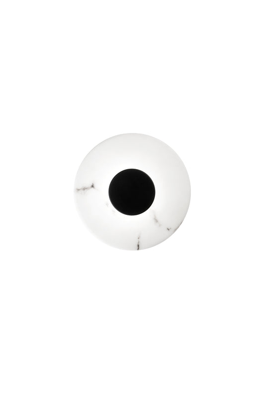 Applique LED MORSE in vetro alabastro, CCT