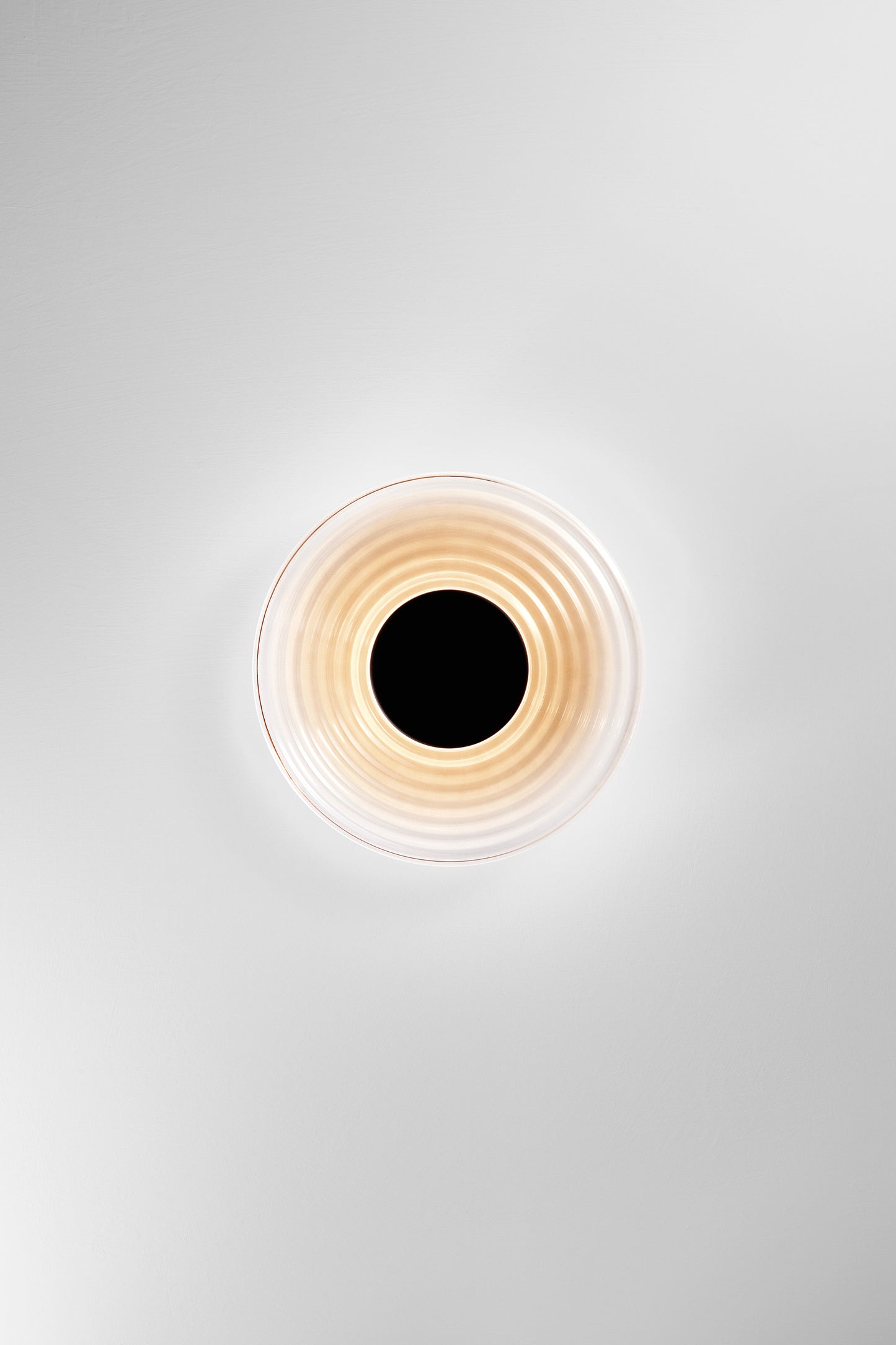 Applique LED MORSE in vetro ambra, CCT