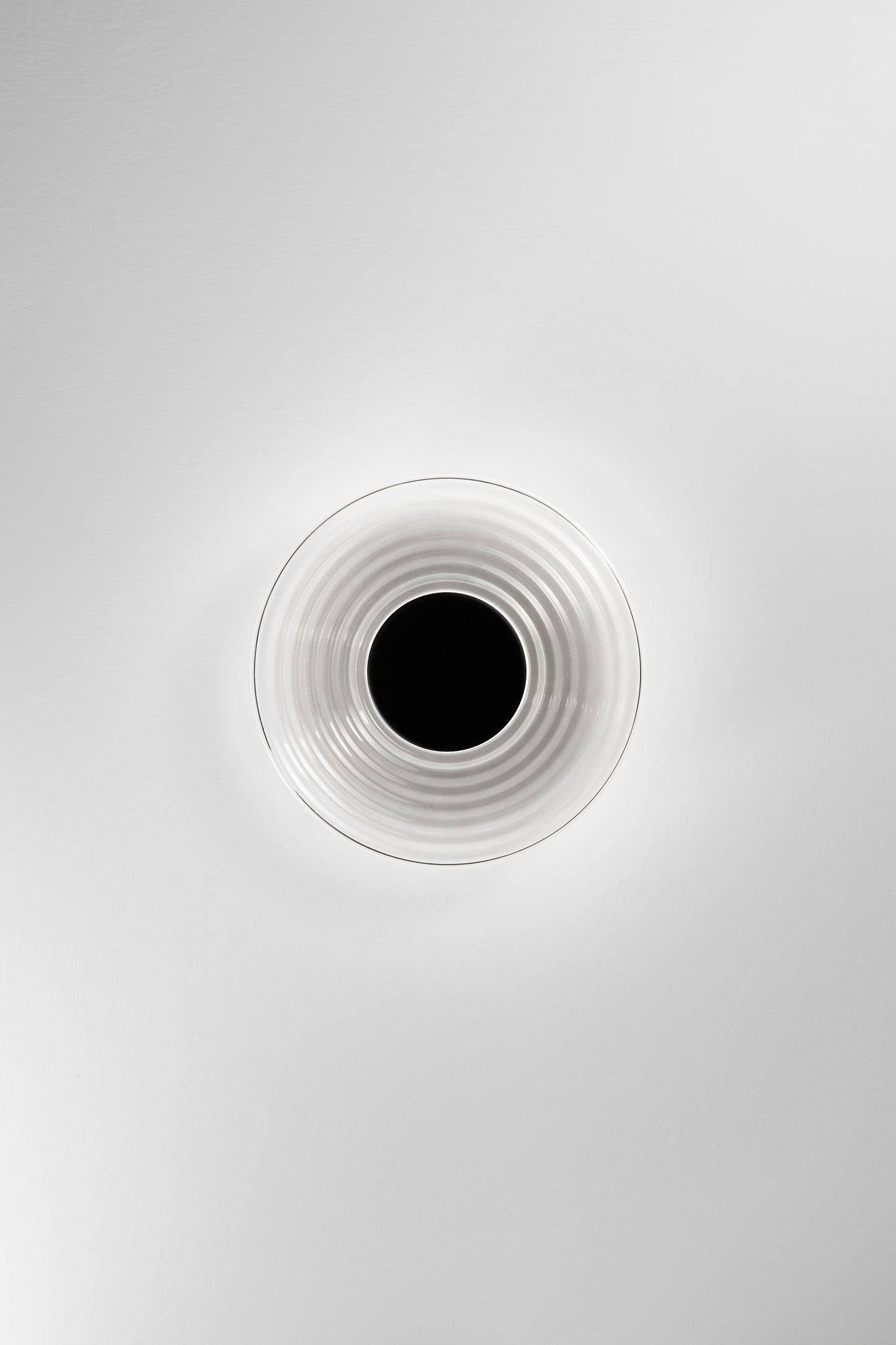 Applique LED MORSE in vetro grigio, CCT