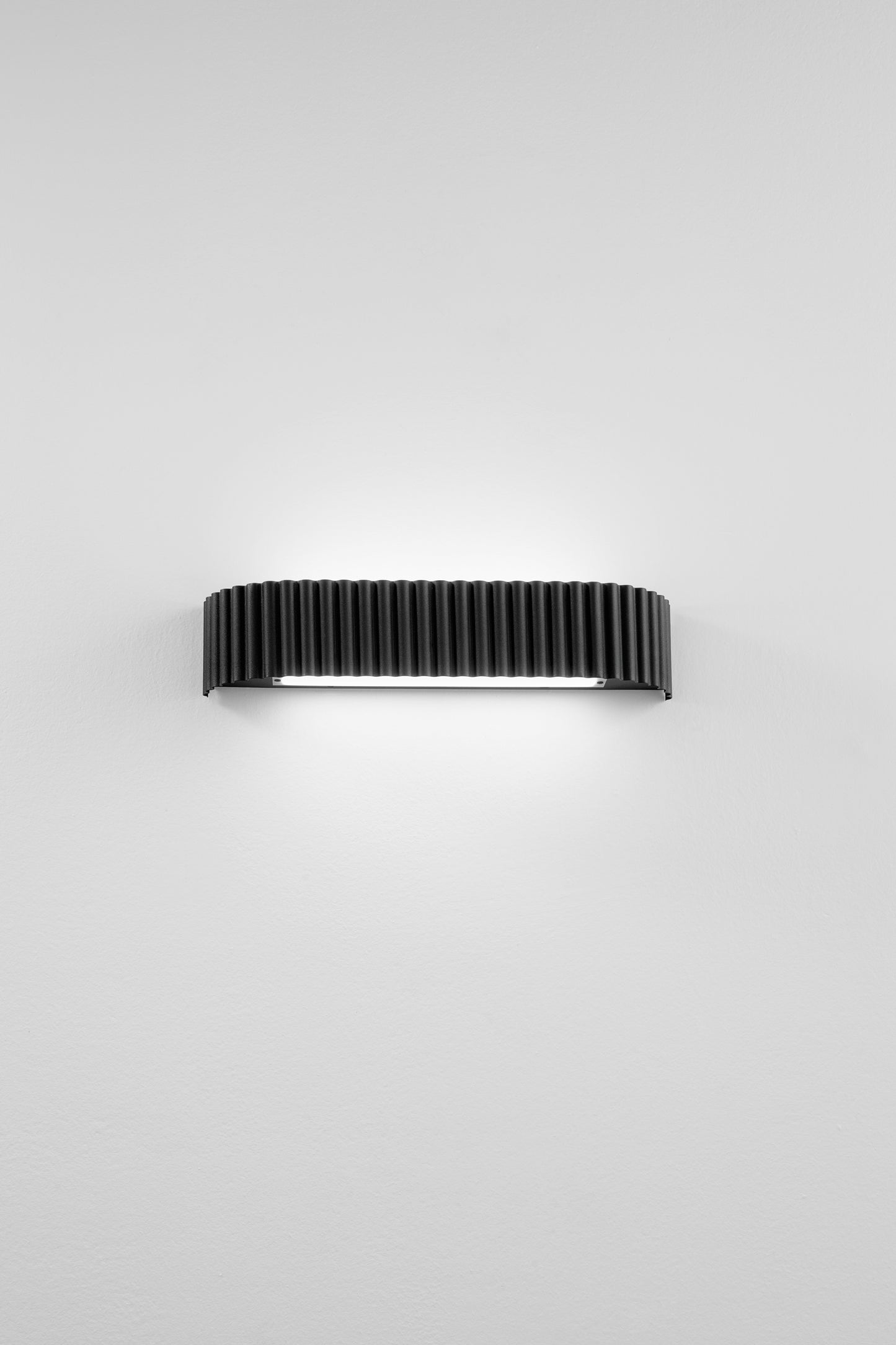 Applique LED NIKE nera in metallo, CCT