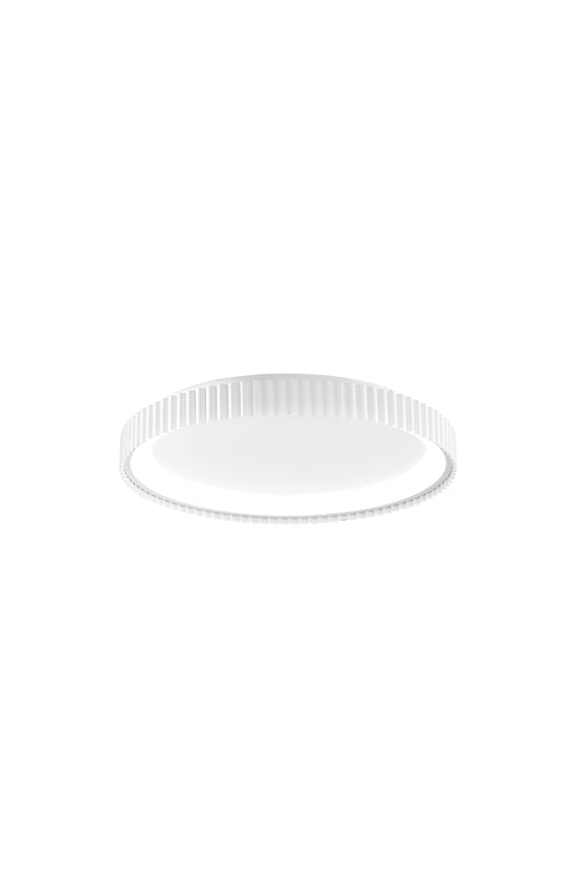Plafoniera LED NIKE bianca in metallo, CCT, Ø 49cm.