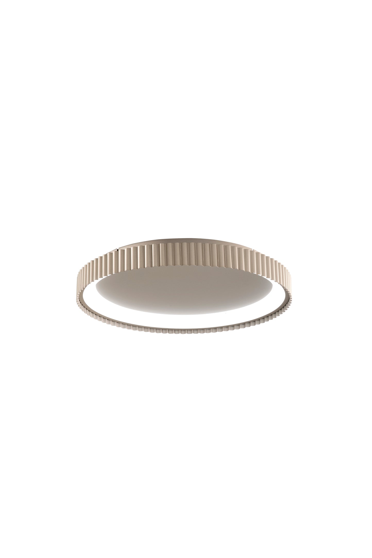 Plafoniera LED NIKE oro in metallo, CCT, Ø 49cm.
