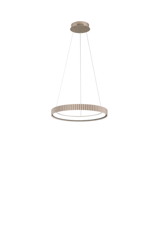 Sospensione LED NIKE oro in metallo, CCT, Ø 49cm.