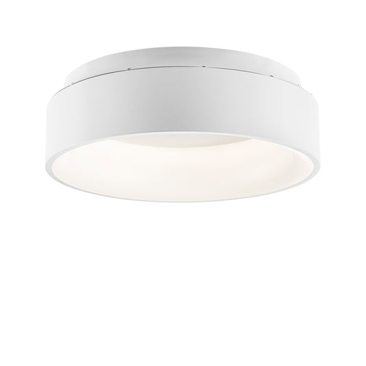 Plafoniera LED NOAH bianca in alluminio, CCT Ø 45 cm.