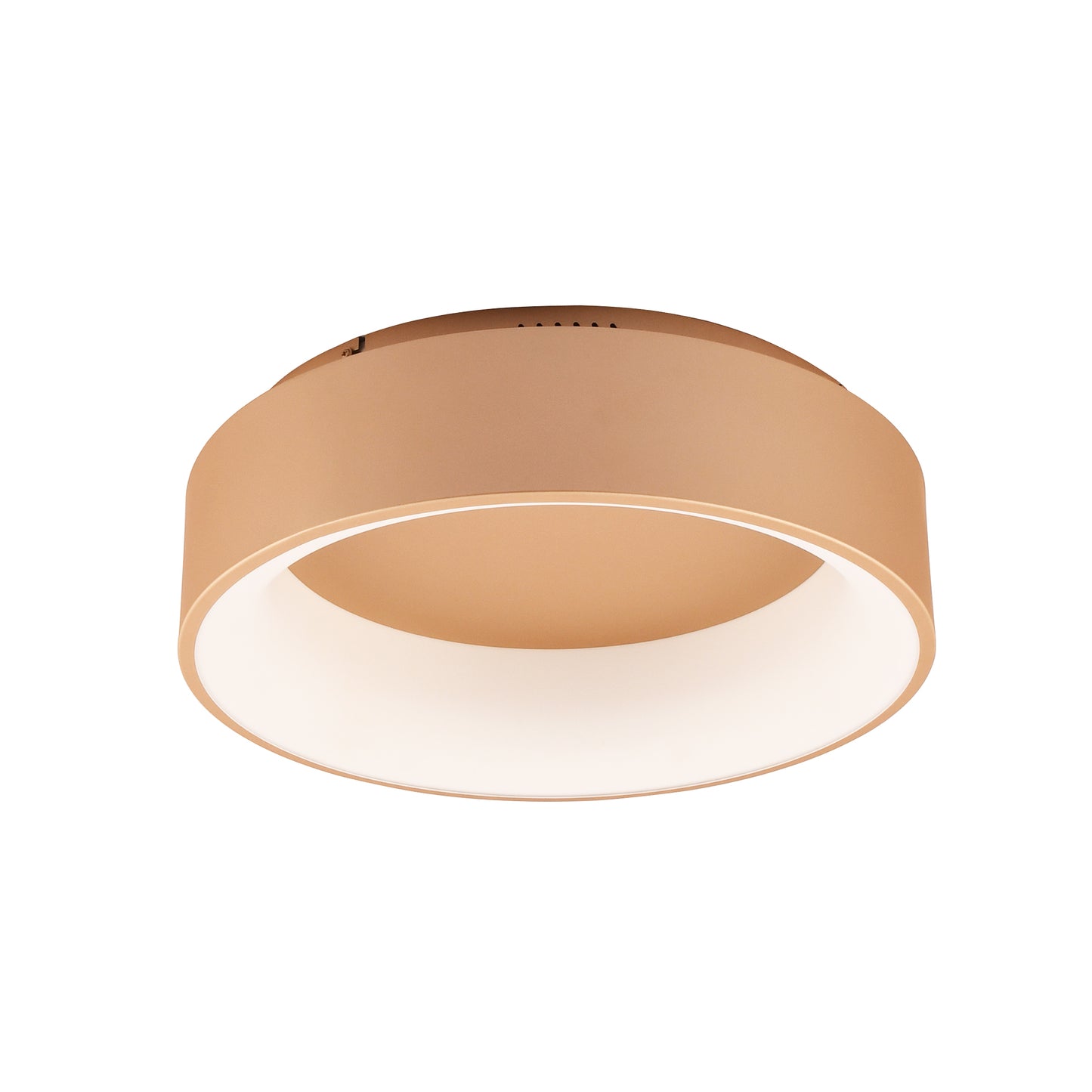 Plafoniera LED NOAH oro in alluminio, CCT Ø 45 cm.