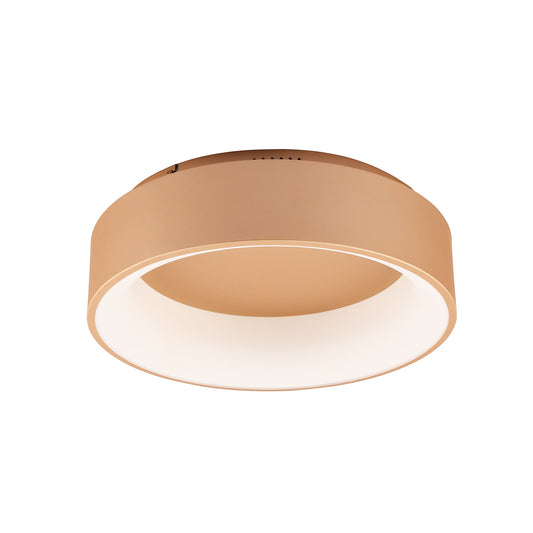 Plafoniera LED NOAH oro in alluminio, CCT Ø 45 cm.