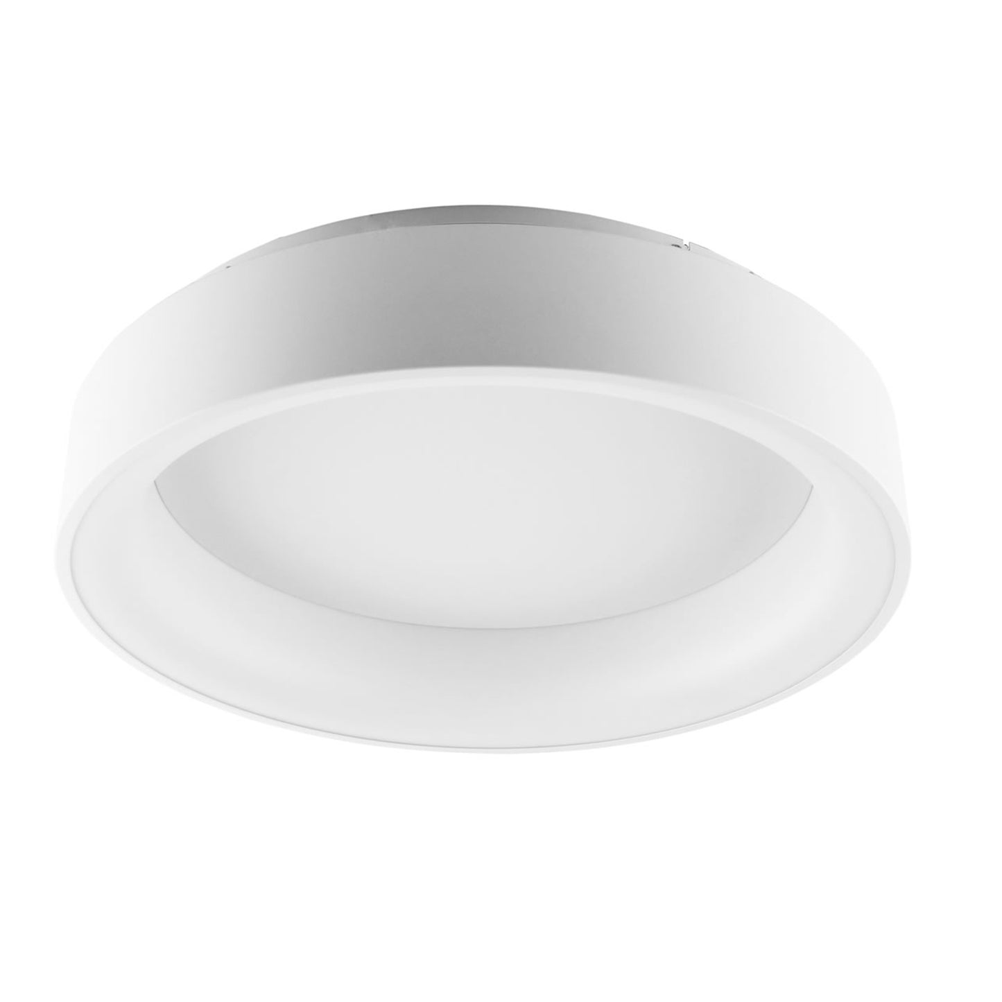 Plafoniera LED NOAH bianca in alluminio, CCT Ø 60 cm.