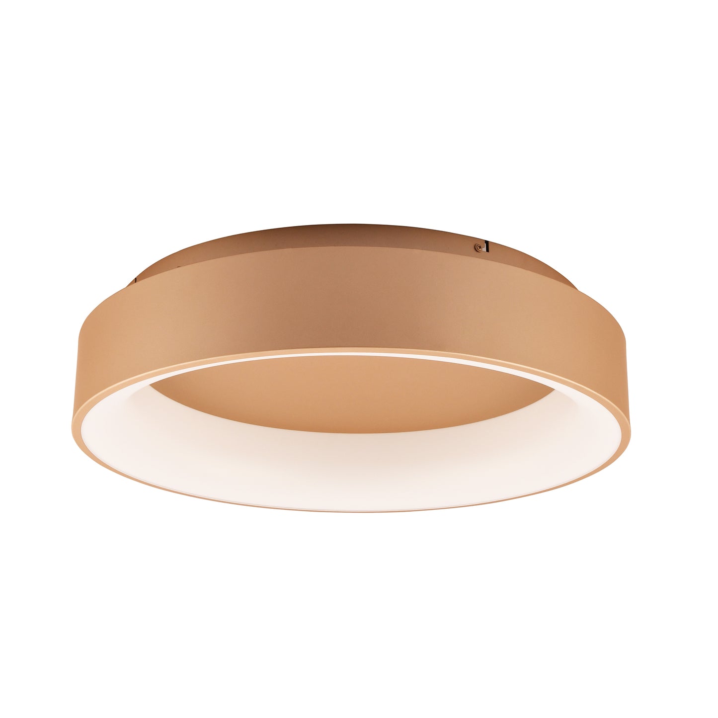 Plafoniera LED NOAH oro in alluminio, CCT Ø 60cm.