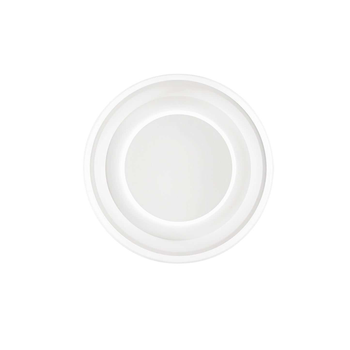 Plafoniera LED NURAX rotonda in alluminio bianco, CCT, Ø 49,5cm.