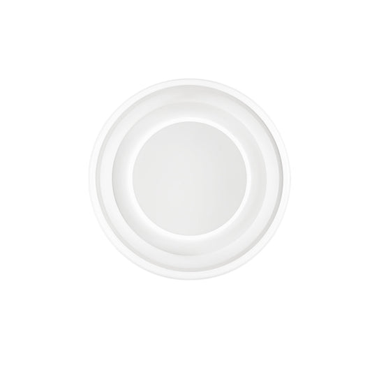 Plafoniera LED NURAX rotonda in alluminio bianco, CCT, Ø 49,5cm.