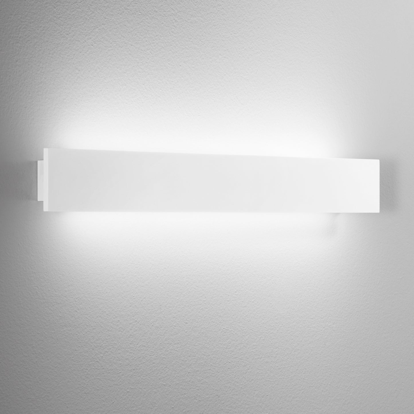 Applique LED ORTISEI in gesso verniciabile, CCT, 60cm.