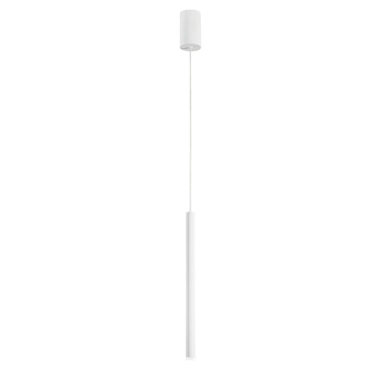 Sospensione LED PYPE in metallo bianco 1 punto luce, CCT