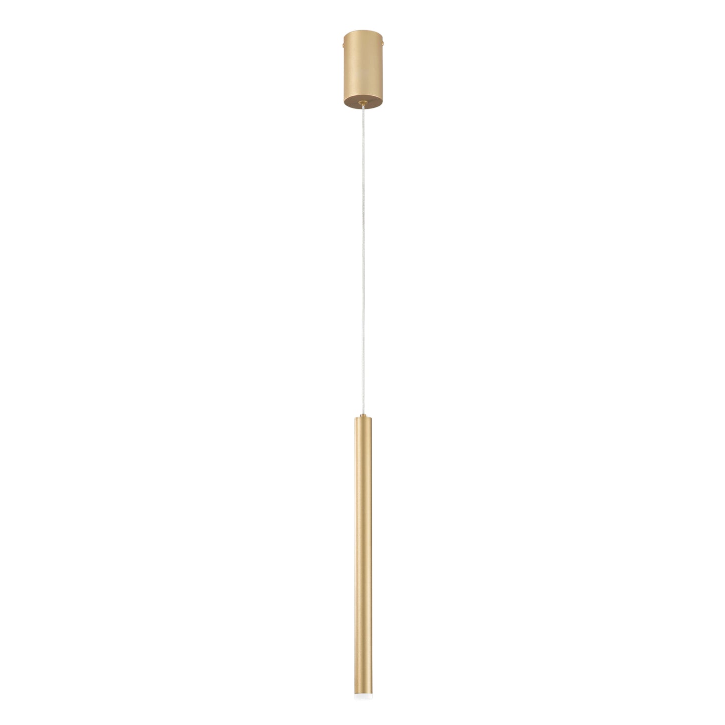 Sospensione LED PYPE in metallo oro 1 punto luce, CCT
