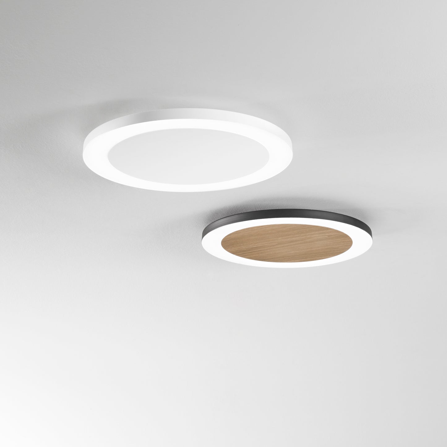 Plafoniera LED SAMSARA in metallo bianco, CCT