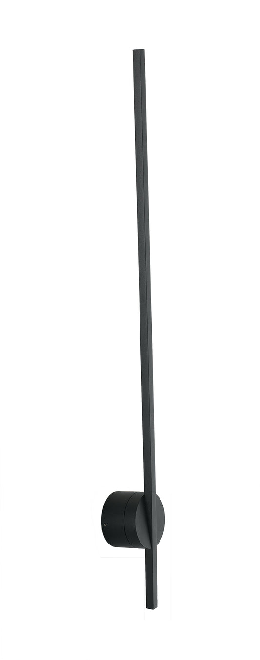 Applique LED SHANGHAI in alluminio nero 4000K (Luce naturale)