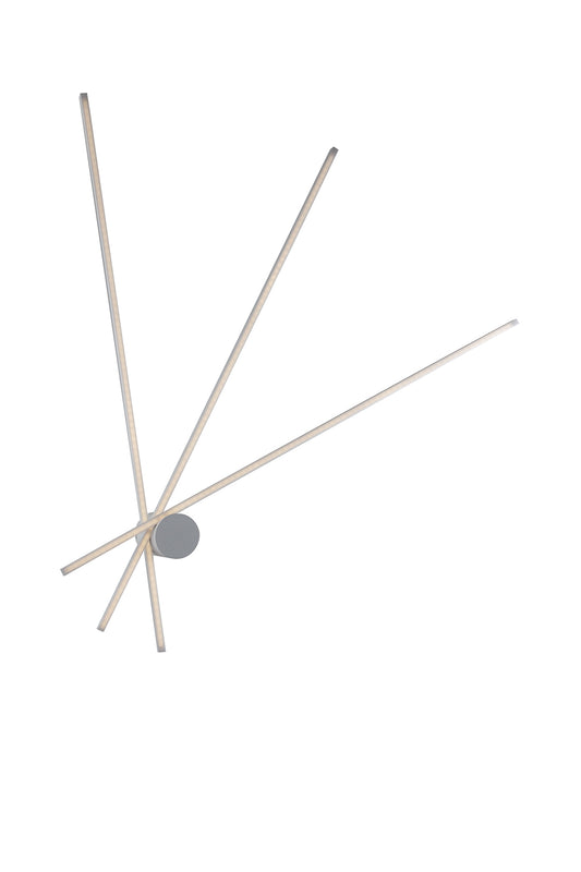 Plafoniera LED SHANGHAI 3 punti luce in alluminio bianco 4000K (Luce naturale)