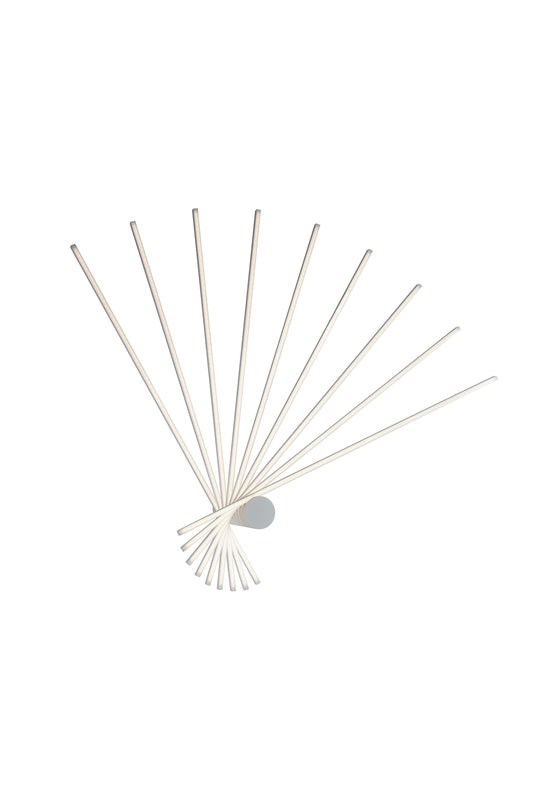 Plafoniera LED SHANGHAI 9 punti luce in alluminio bianco 4000K (Luce naturale)