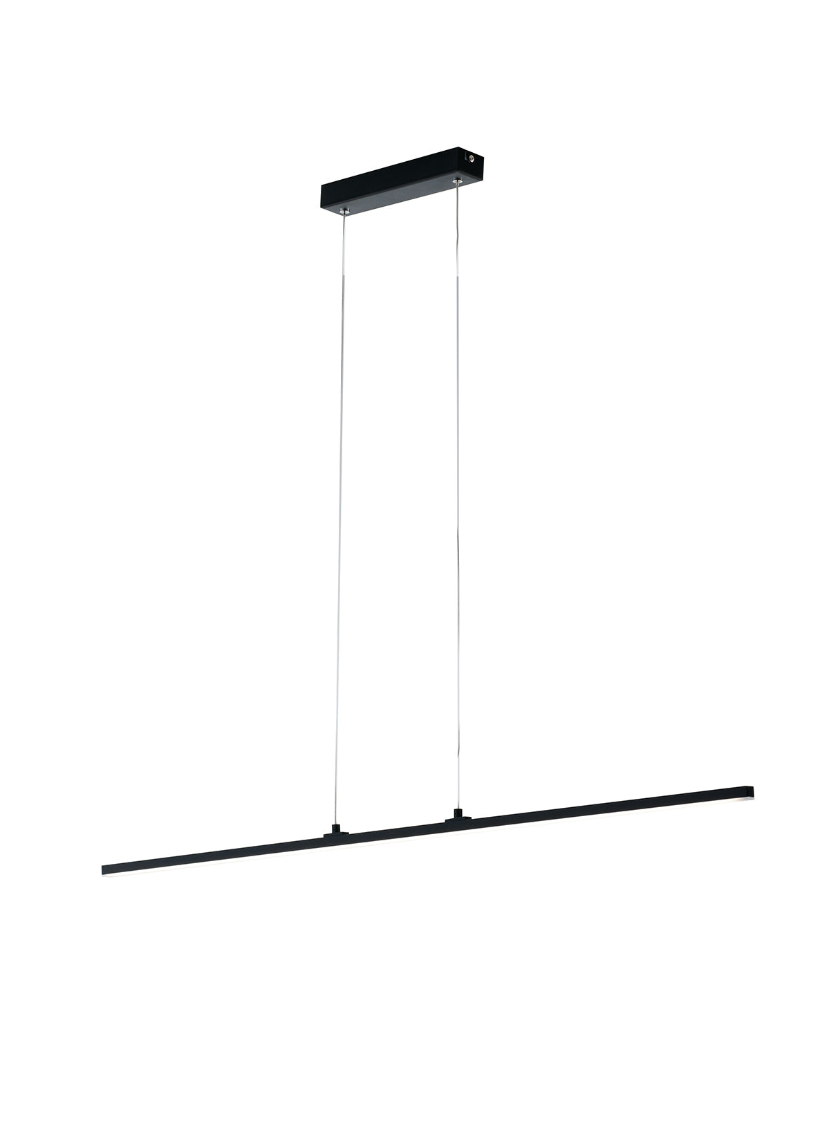 Sospensione SHANGHAI 1 punto luce in alluminio nero 4000K (Luce naturale)
