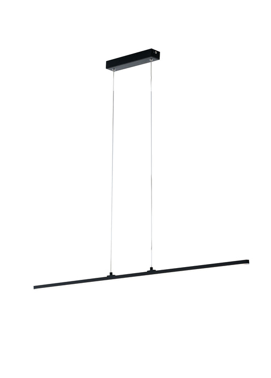 Sospensione SHANGHAI 1 punto luce in alluminio nero 4000K (Luce naturale)