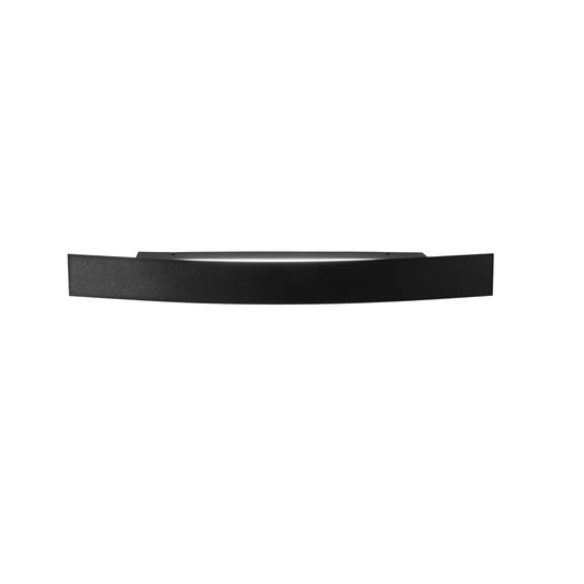 Applique LED SPOILER in metallo nero luce biemissione, CCT