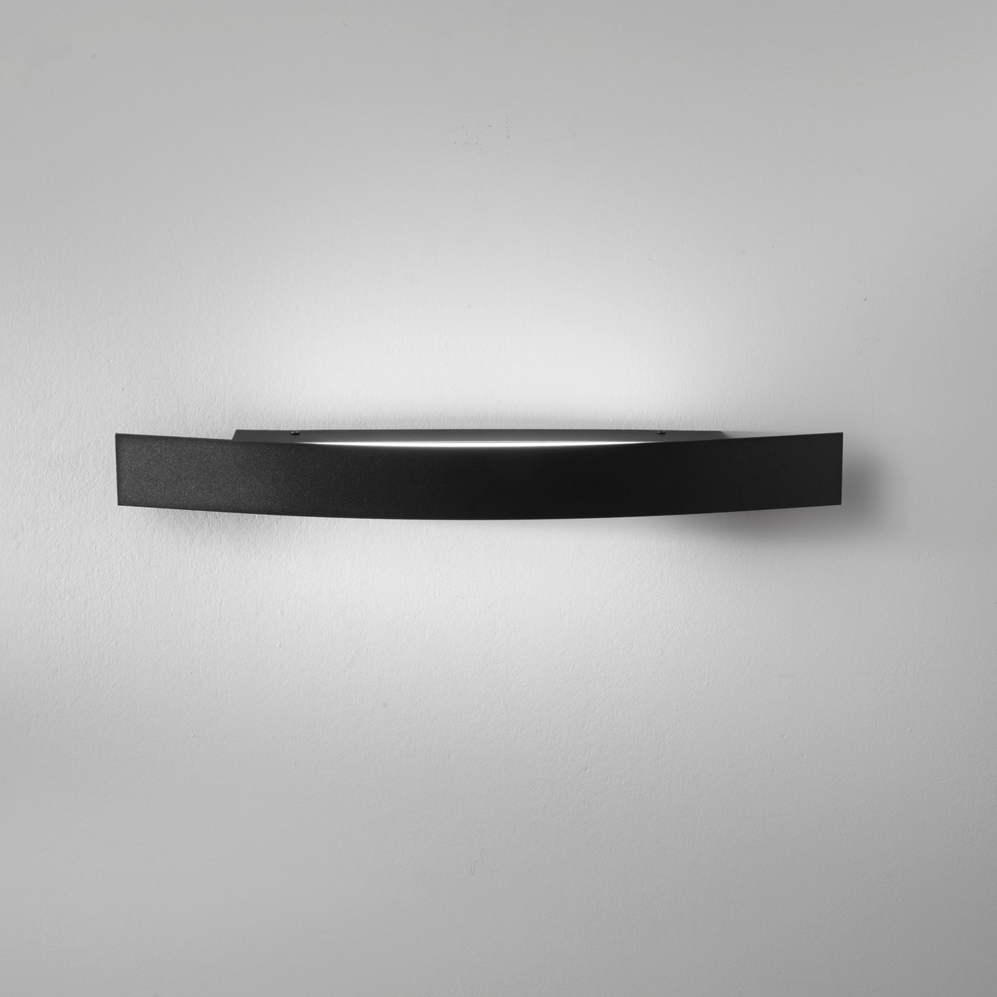 Applique LED SPOILER in metallo nero luce biemissione, CCT