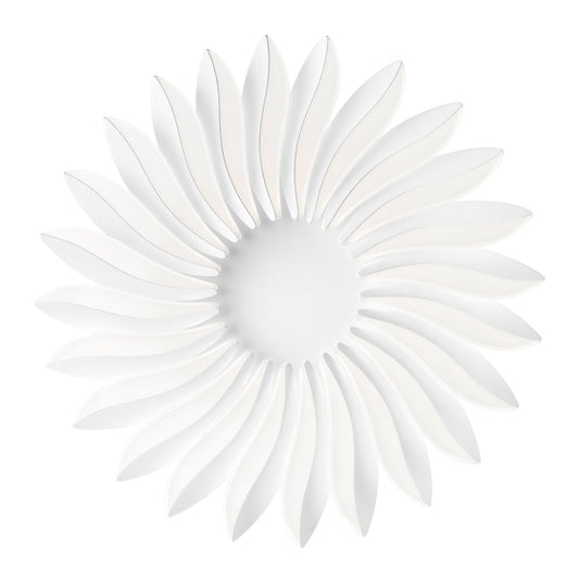 Plafoniera LED SUNRISE in alluminio bianco con dimmer 4000K (luce naturale) Ø 71,5 cm.