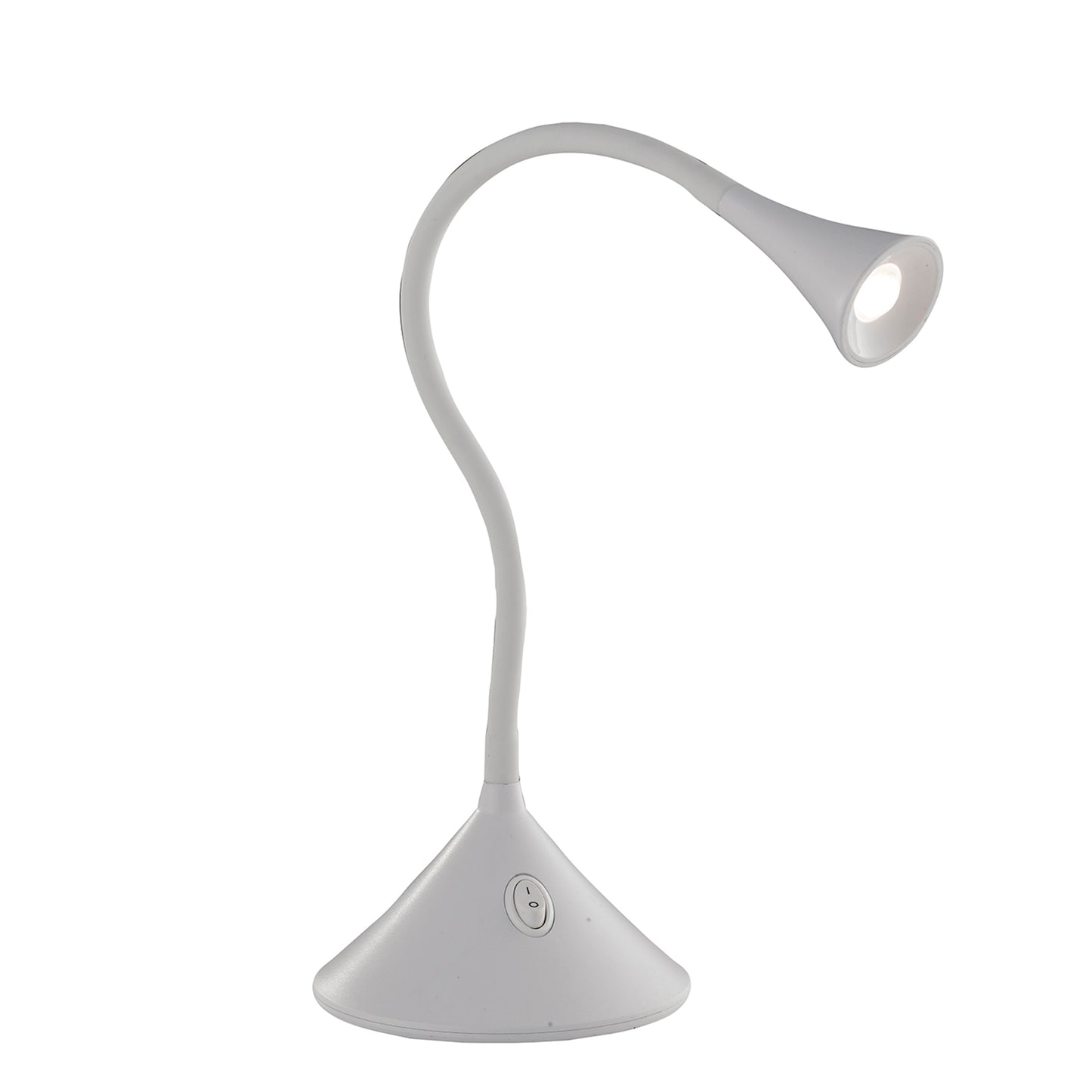 Lampada da lettura LED NEWTON in metallo bianco 4000K (luce naturale)