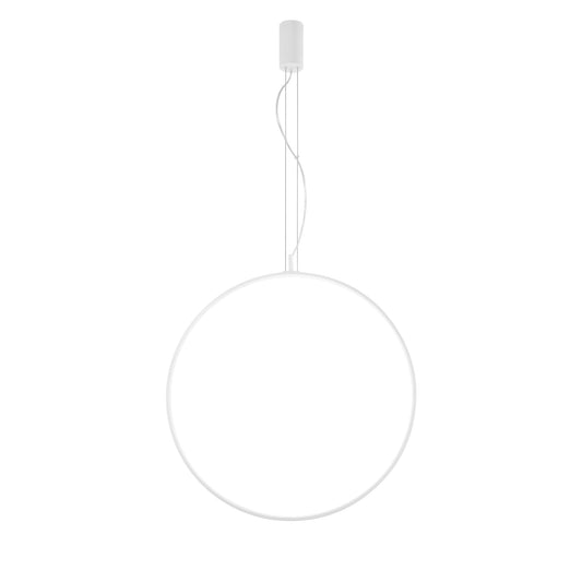 Sospensione LED TOORX in alluminio bianco, CCT, Ø 80 cm.