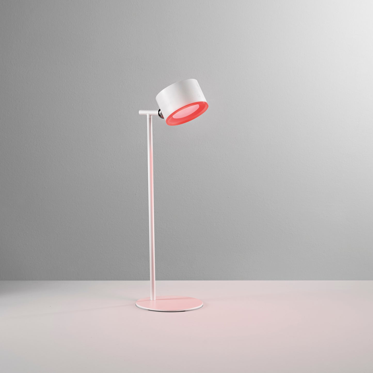Lampada ricaricabile LED TESLA in metallo bianca con testa magnetica RGB+CCT+Dimmer