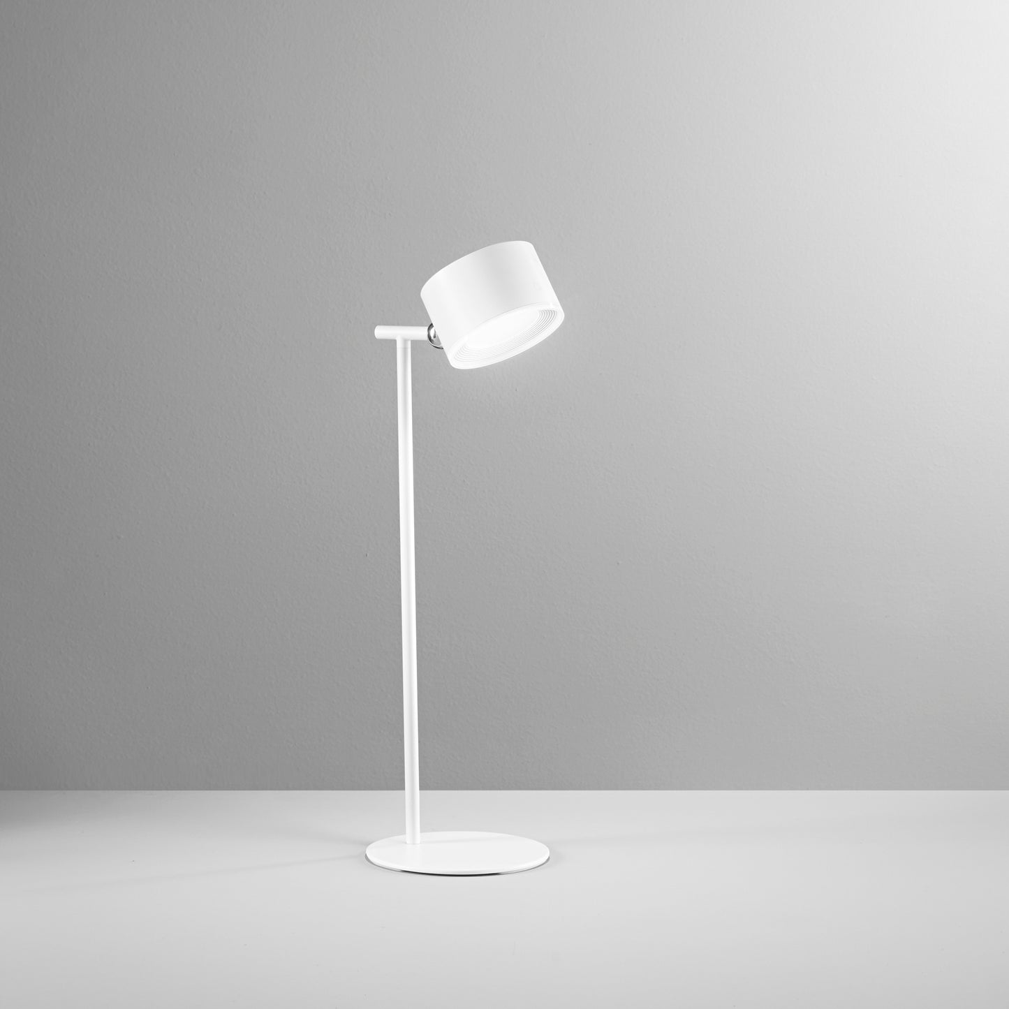 Lampada ricaricabile LED TESLA in metallo bianca con testa magnetica RGB+CCT+Dimmer