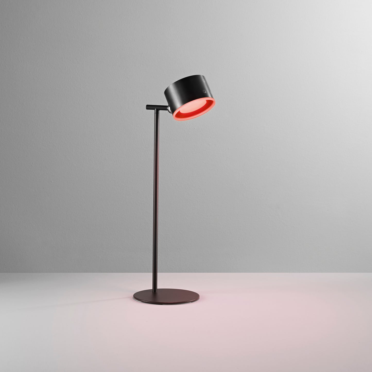 Lampada ricaricabile LED TESLA in metallo nera con testa magnetica RGB+CCT+Dimmer