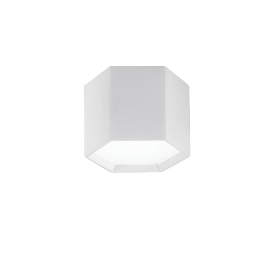 Plafoniera LED VORTEX in gesso bianco verniciabile, CCT