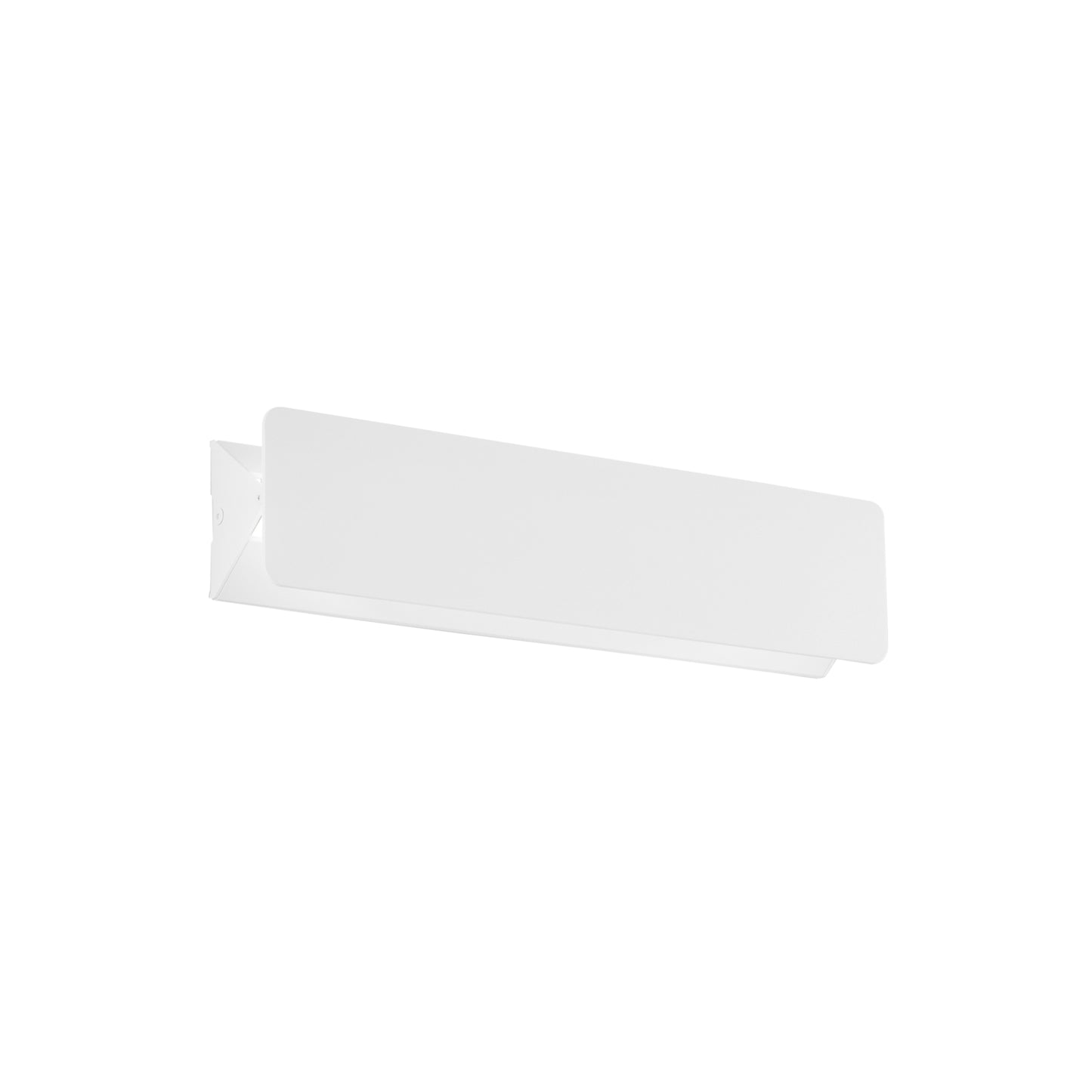 Applique LED AILERON in alluminio bianco con diffusore orientabile