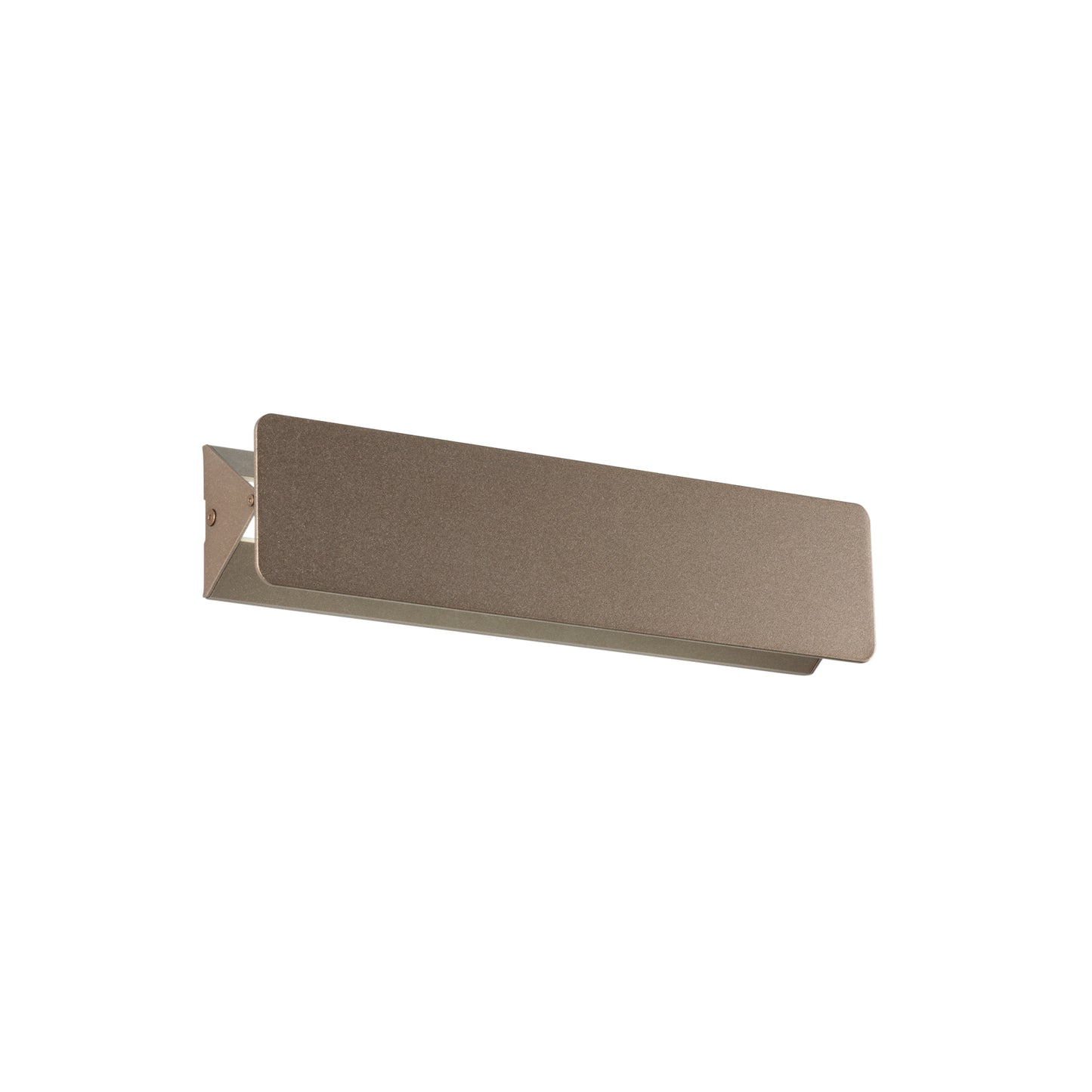 Applique LED AILERON in alluminio bronzo con diffusore orientabile