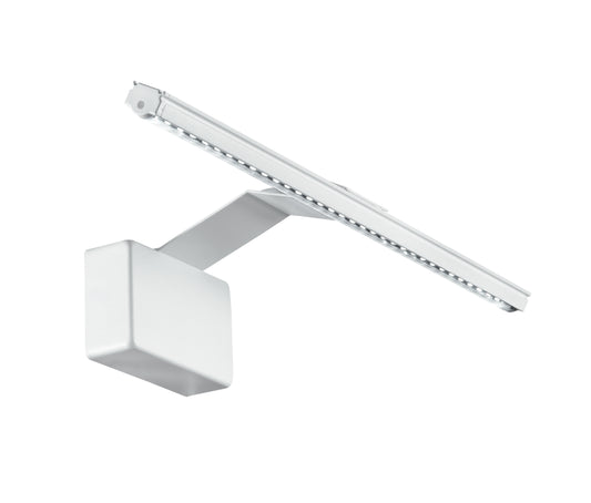 Applique LED ALCOR in alluminio bianco, ideale sopra specchio, 3000K (luce calda)