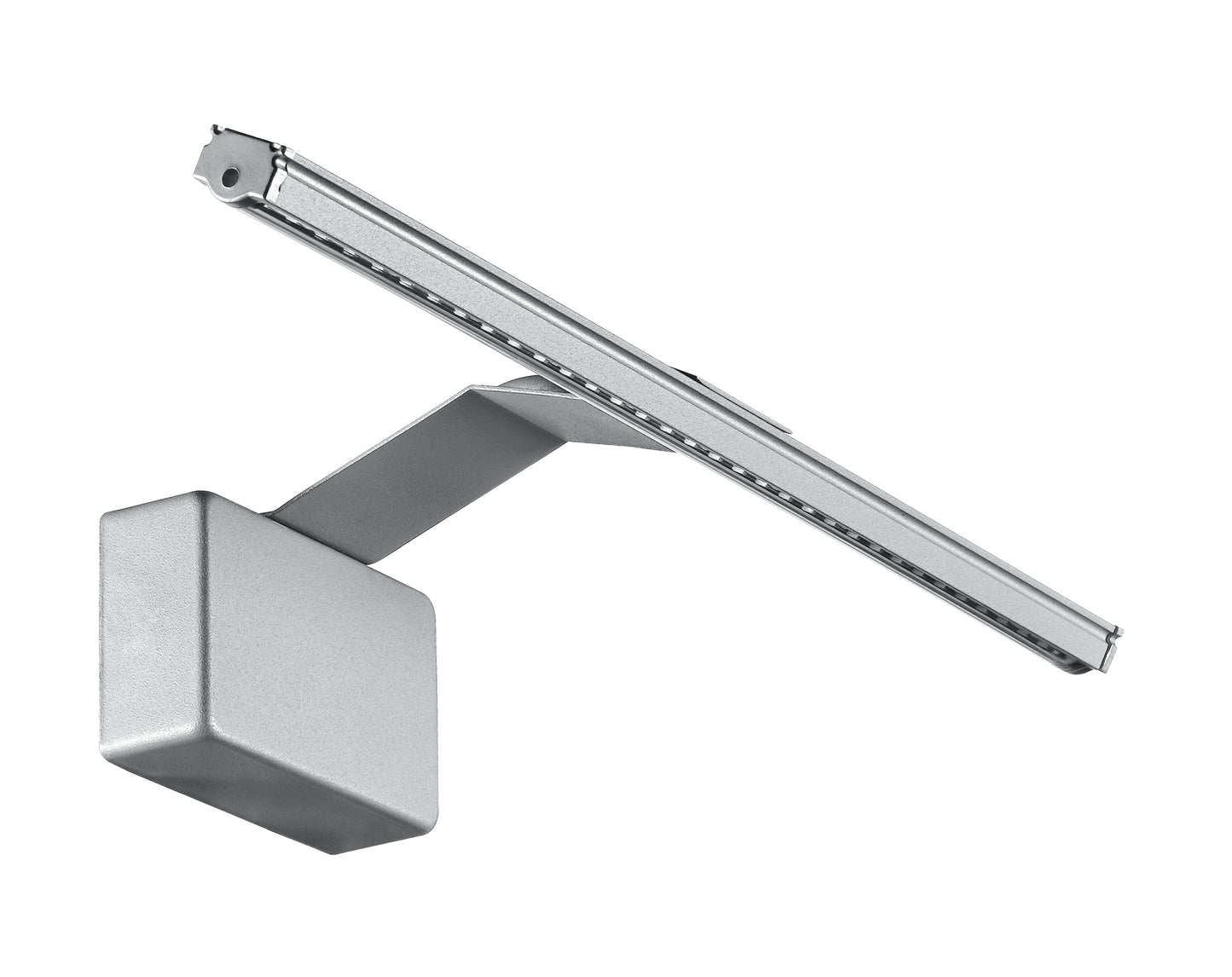 Applique LED ALCOR in alluminio argento, ideale sopra specchio, 3000K (luce calda)